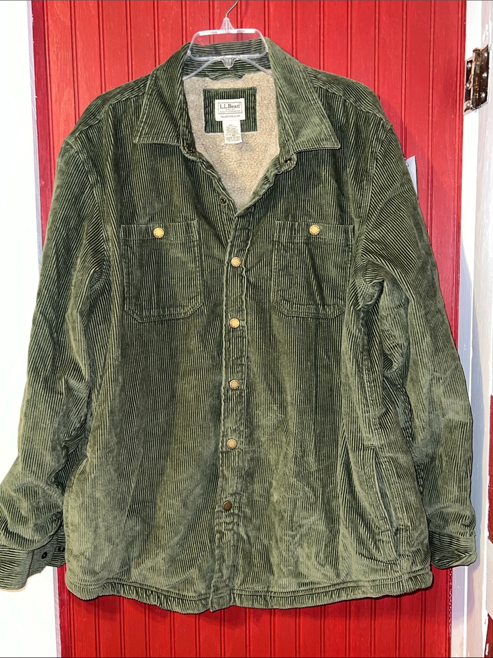 Men's 1912 Heritage Lined Shirt Jac, Corduroy Large
